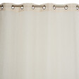 MODE DE VIE - Voilage Leo effet coton - Polyester - Naturel - 70g/m2 - 140x240cm - vignette