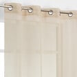 MODE DE VIE - Voilage Leo effet coton - Polyester - Naturel - 70g/m2 - 140x240cm - vignette