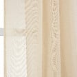 MODE DE VIE - Voilage Leo effet coton - Polyester - Naturel - 70g/m2 - 140x240cm - vignette