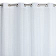 MODE DE VIE - Voilage Lucas - Lurex et polyester - Blanc - 140x240cm - vignette