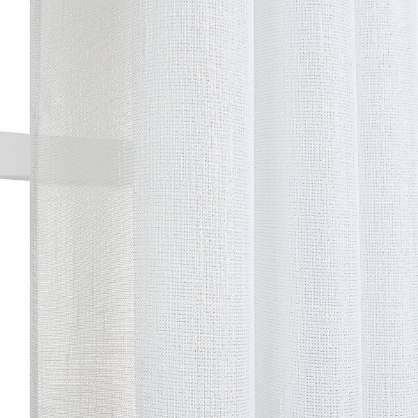 MODE DE VIE - Voilage Lucas - Lurex et polyester - Blanc - 140x240cm - large