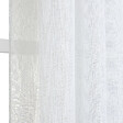 MODE DE VIE - Voilage Lucas - Lurex et polyester - Blanc - 140x240cm - vignette
