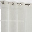MODE DE VIE - Voilage Lucas - Lurex et polyester - Ecru - 140x240cm - vignette