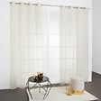 MODE DE VIE - Voilage Lucas - Lurex et polyester - Ecru - 140x240cm - vignette