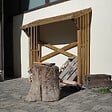 CERLAND - MINI ABRI BUCHES BOIS 180X68X179CM - vignette