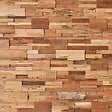 LITHOS - Plaquette de parement madura en bois recyclé 55x18cm 0.09m² - vignette