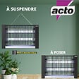 ACTO - Grill insectes grand format lampe led uv - vignette