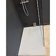 STANO - Receveur de douche 80 x 80 cm extra plat gris PIATTO en SoliCast® surface ardoisée - vignette