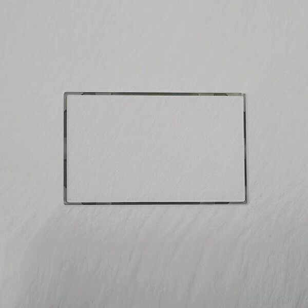 STANO - Receveur de douche 80 x 80 cm extra plat gris PIATTO en SoliCast® surface ardoisée - large