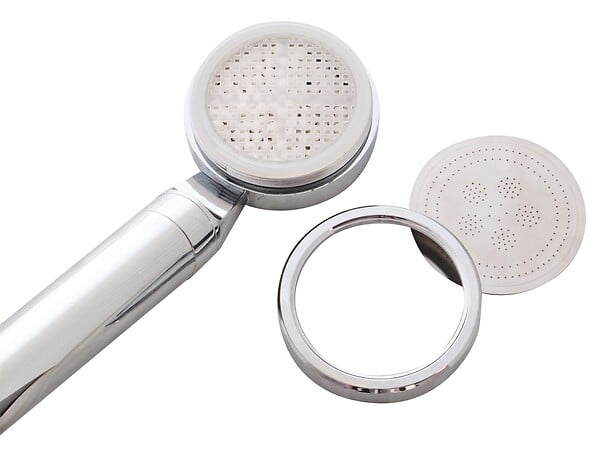 AQUAWATER - Douchette filtrante NanOspa - Pour filtrer le calcaire et les impuretés de l'eau - large