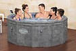 BESTWAY - Spa rond Carrara ThermaCore UltraFit Smart AirJet 6, 4-6P, 170 x 65cm - vignette