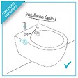 THALASSOR - Pack WC Bâti universel Wirquin Pro + Cuvette MEZZO sans bride 49 cm + Plaque noir mat - vignette