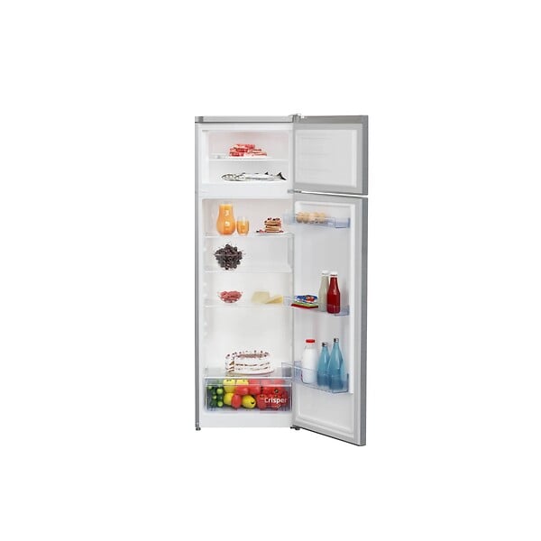 BEKO - réfrigérateur combiné 54cm 250l statique inox - RDSA280K40SN - large