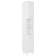 VIDAXL - vidaXL Armoire de salle de bain Blanc brillant Bois d'ingénierie - vignette