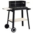 VIDAXL - vidaXL Barbecue au charbon de bois avec roulettes - vignette