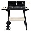 VIDAXL - vidaXL Barbecue au charbon de bois avec roulettes - vignette