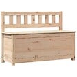 VIDAXL - vidaXL Banc 110x41x76,5 cm Bois de pin massif - vignette