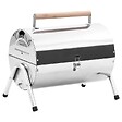 VIDAXL - vidaXL Barbecue au charbon portable Acier inoxydable Grilles doubles - vignette