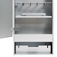 VIDAXL - vidaXL Fumoir à  four à  barbecue avec table acier galvanisé - vignette