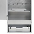 VIDAXL - vidaXL Fumoir à  four à  barbecue avec table acier galvanisé - vignette