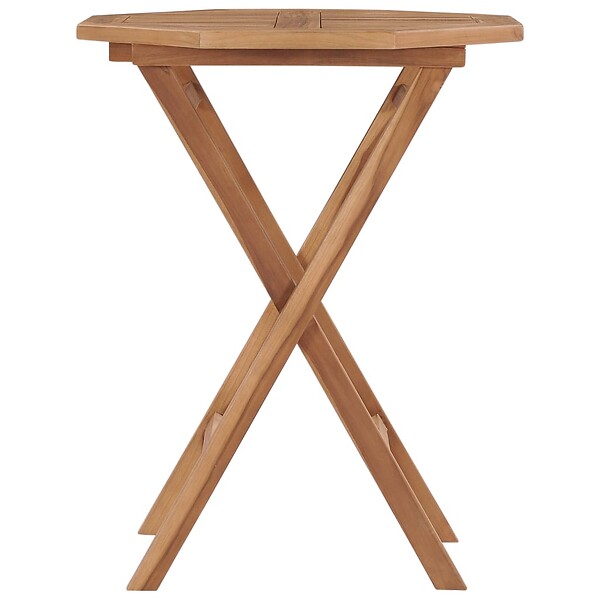 VIDAXL - vidaXL Table pliable de jardin 60x60x75 cm Bois de teck solide - large