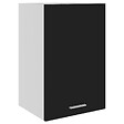 VIDAXL - vidaXL Armoire suspendue "Lyon" Noir 39,5x31x60 cm Bois d'ingénierie - vignette