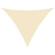 VIDAXL - vidaXL Voile d'ombrage 160 g/m² Crème 4x4x5,8 m PEHD - vignette