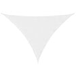 VIDAXL - vidaXL Voile de parasol tissu oxford triangulaire 5x6x6 m blanc - vignette
