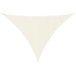 VIDAXL - vidaXL Voile de parasol tissu oxford triangulaire 4x5x5 m crème - vignette