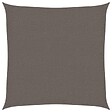 VIDAXL - vidaXL Voile d'ombrage 160 g/m² Anthracite 3x3 m PEHD - vignette