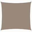 VIDAXL - vidaXL Voile de parasol tissu oxford carré 2x2 m taupe - vignette