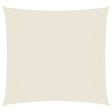 VIDAXL - vidaXL Voile de parasol Tissu Oxford carré 2,5x2,5 m Crème - vignette