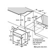 NEFF - four intégrable multifonction 71l 60cm pyrolyse/hydrolyse inox - B5ACH7AN3F - vignette