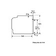 SIEMENS - four intégrable multifonction 71l 60cm inox - HB557GBS3F - vignette