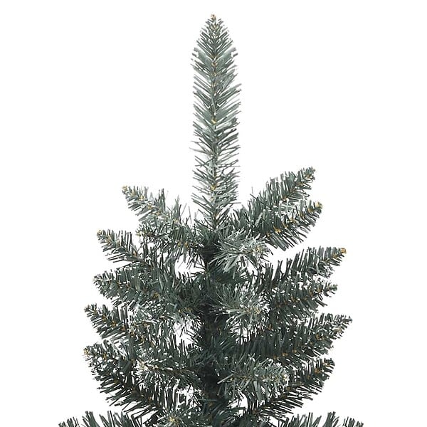 VIDAXL - vidaXL Sapin de Noël artificiel mince avec support Vert 180 cm PVC - large