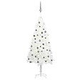 VIDAXL - vidaXL Arbre de Noël artificiel pré-éclairé et boules blanc 120 cm - vignette