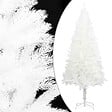 VIDAXL - vidaXL Arbre de Noël artificiel pré-éclairé et boules blanc 120 cm - vignette