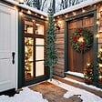 VIDAXL - vidaXL Demi sapin de Noël artificiel mince avec support Vert 240 cm - vignette