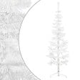 VIDAXL - vidaXL Demi sapin de Noël artificiel mince avec support Blanc 150 cm - vignette