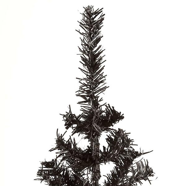 VIDAXL - vidaXL Sapin de Noël étroit Noir 150 cm - large