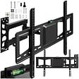 TECTAKE - Support TV Mural pour Ecran Plat 32" à 100" noir - vignette