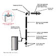 INTERSTOVES - Pack Poêle à granules MARINA 14 Etanche + Kit Conduit Ventouse (sortie façade) - - vignette