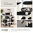 TECTAKE - Arbre à Chat Entissar 214 cm noir - vignette
