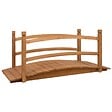 VIDAXL - vidaXL Pont de jardin 140x60x60 cm Bois de sapin massif - vignette