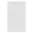 SWISS AQUA TECHNOLOGIES - Swiss Aqua Technologies Fusion Receveur de douche 160x90cm en marbre coulé avec siphon, Blanc (SATFU16090BL-S) - vignette