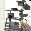 TECTAKE - Arbre à chat MARCEL 141 cm gris - vignette