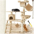 TECTAKE - Arbre à chat MARCEL 141 cm beige - vignette