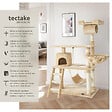 TECTAKE - Arbre à chat MARCEL 141 cm beige - vignette