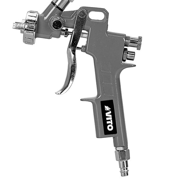 VITO - Pistolet à peinture 3 - 5 bar Réservoir 600ml Filetage Air 1/4-6mm Raccord rapide VITO - large