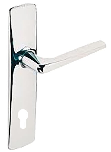 ASSA ABLOY - Ensemble sur plaques RivJunior zamak chromé à condamnation - large